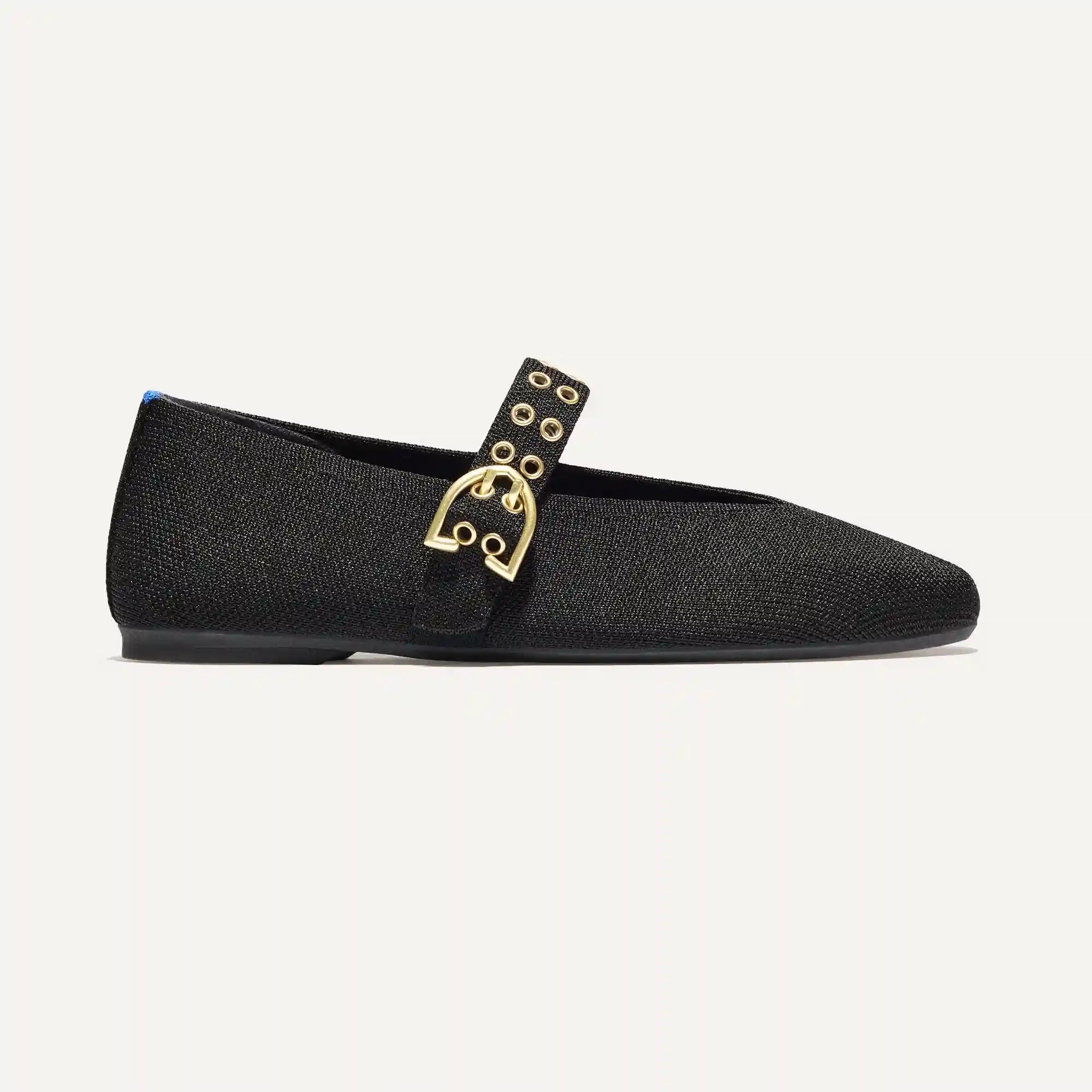 The Max Buckle Mary Jane - Black