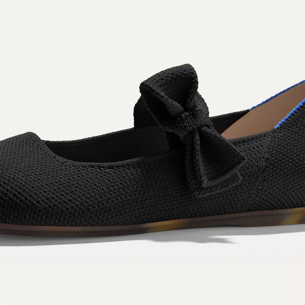 The Kids Tux Bow Mary Jane - Black