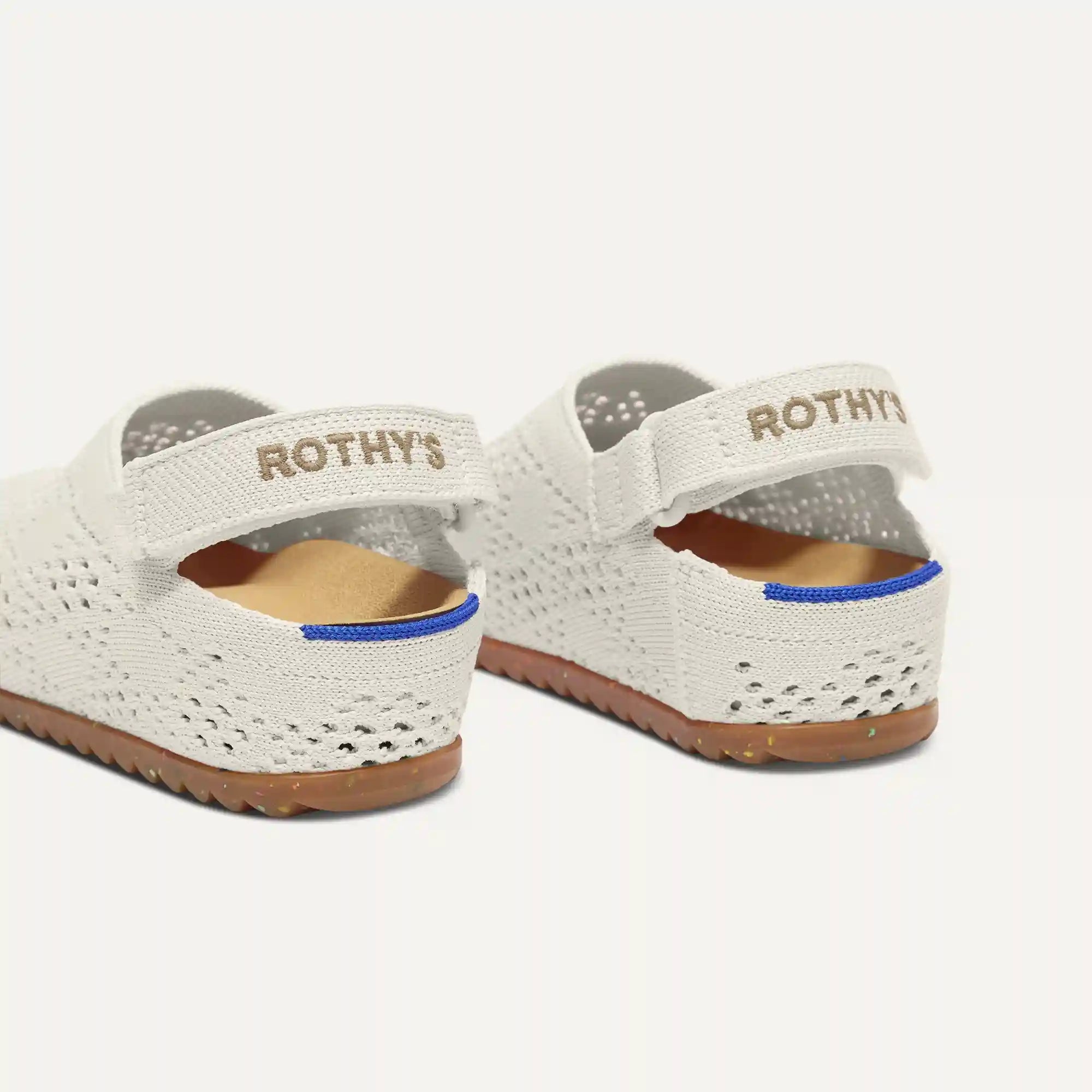 The Kids Clog - White Crochet