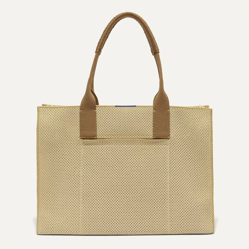 The Classic Tote - Macadamia Open-Knit