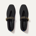 The Max Buckle Mary Jane - Black