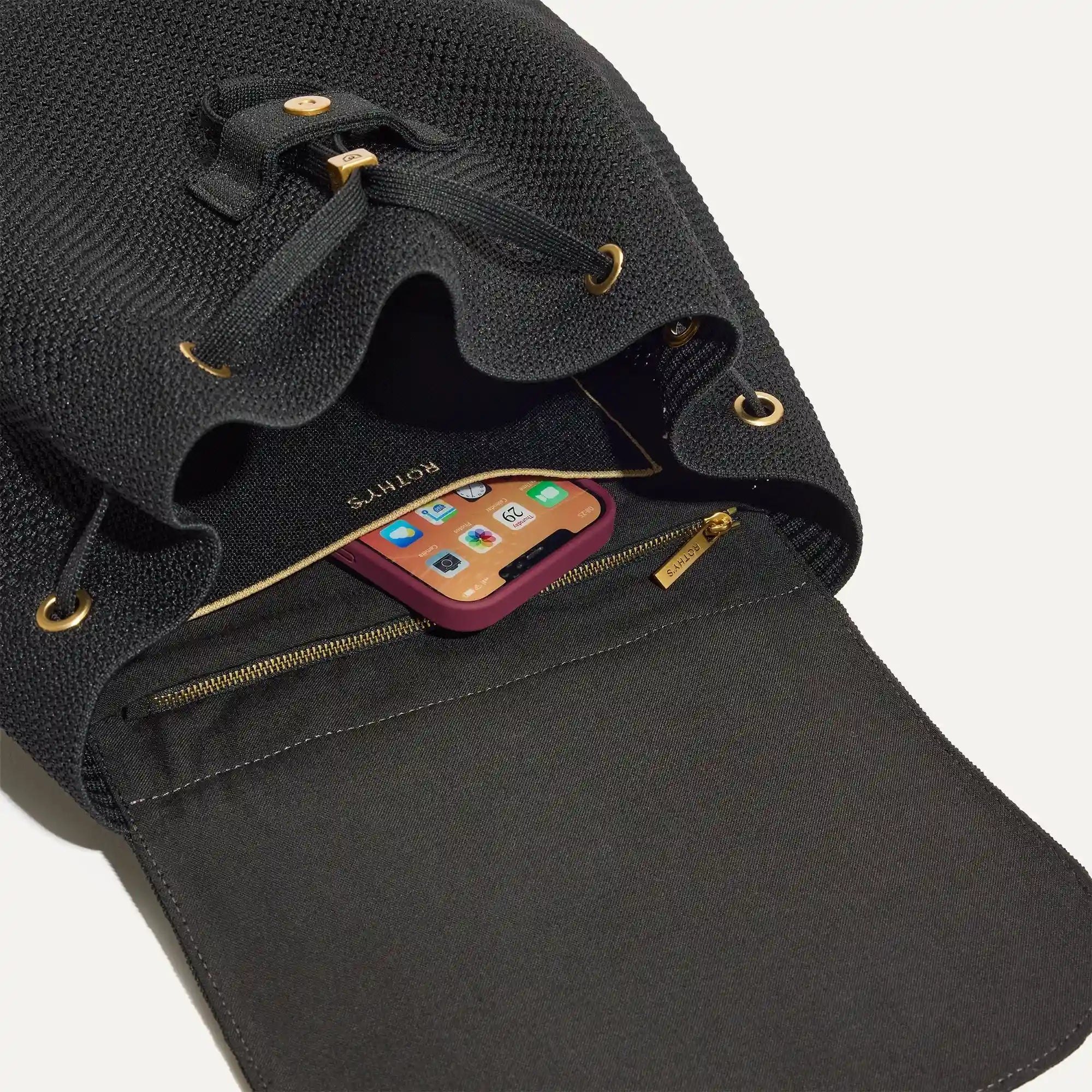 The Cinch Backpack - Black