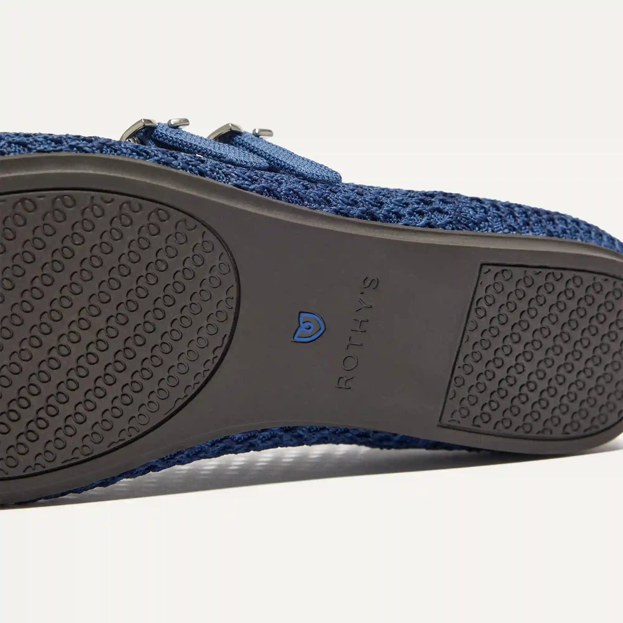The Double Buckle Mary Jane - Blue Mesh