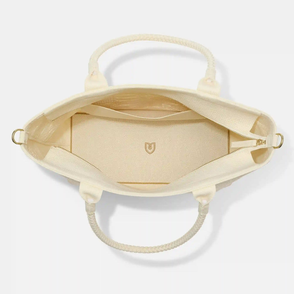 The Lightweight Zip Tote - Moonflower