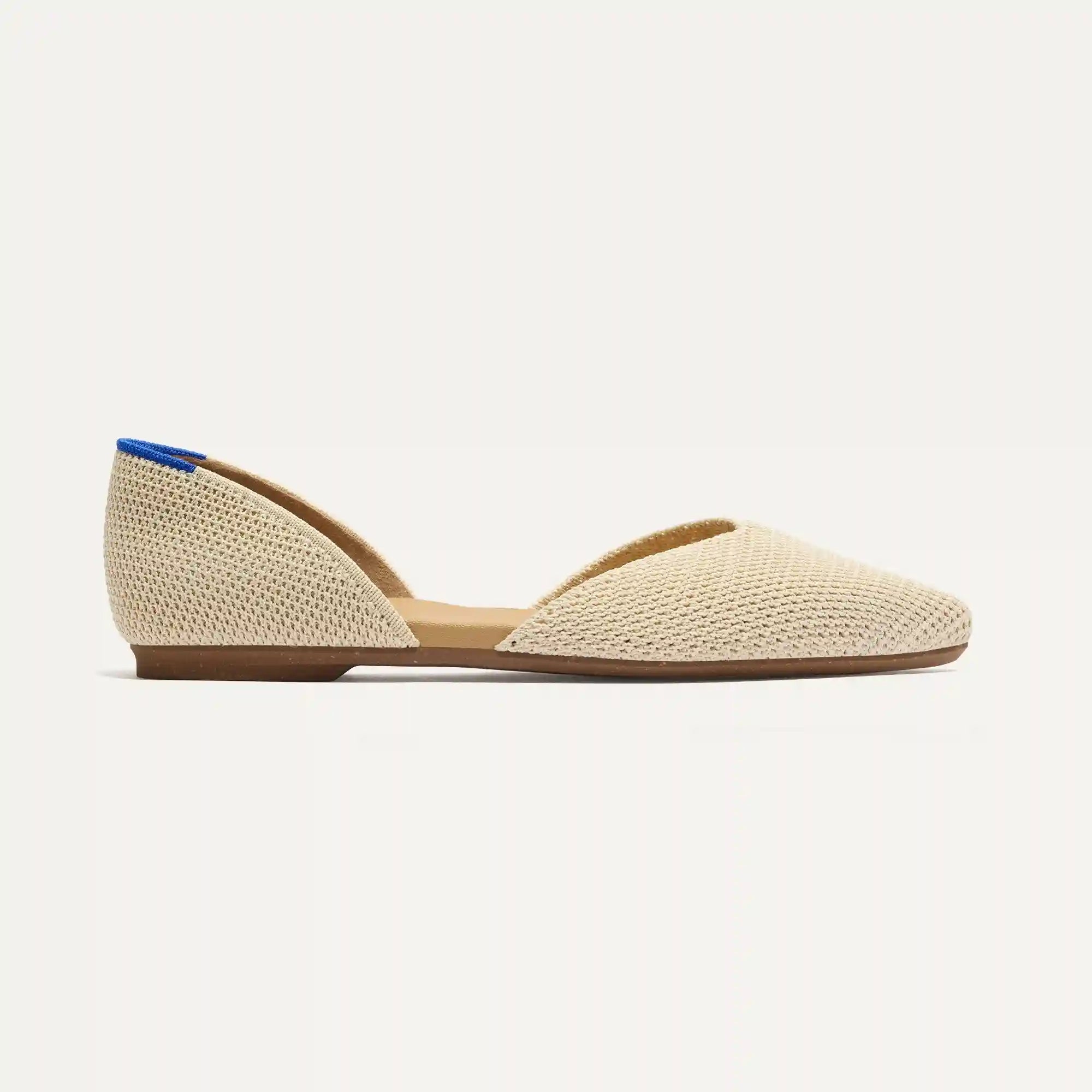 The D'Orsay Point - Conch Raffia-Knit