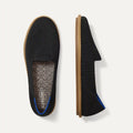 The Cruiser Loafer - Black Raffia-Knit