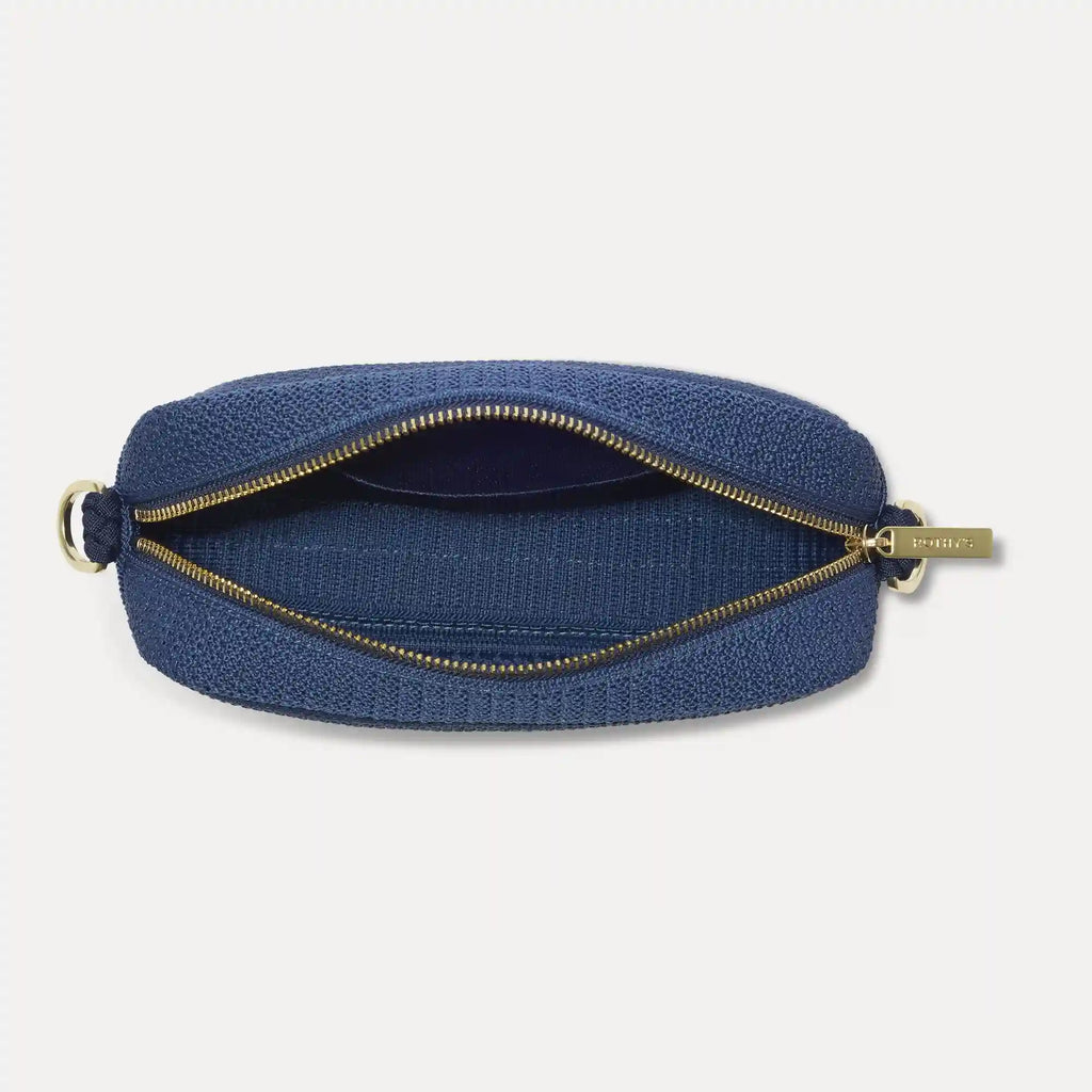 The Crossbody Camera Bag - Lagoon Open-Knit