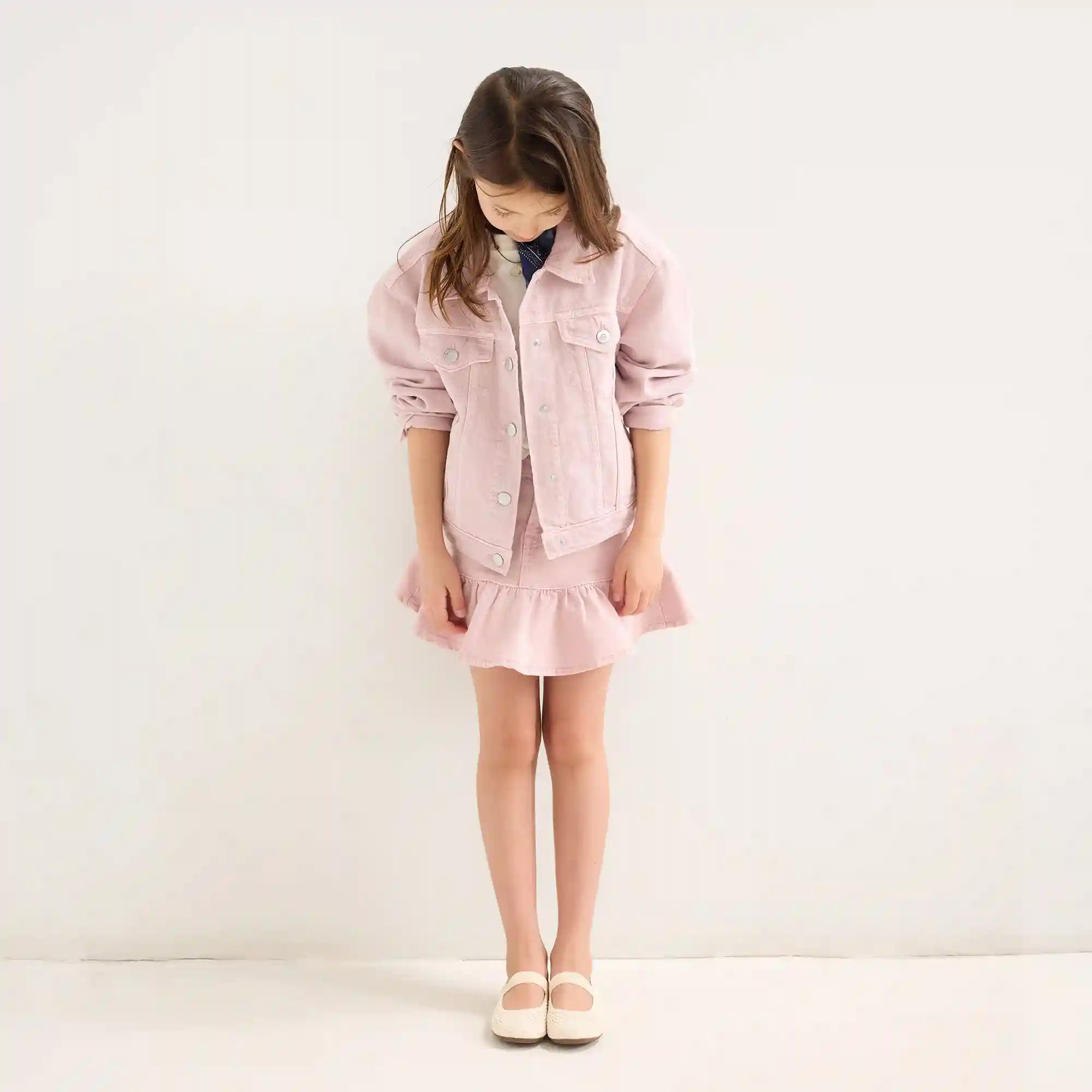 The Kids Mary Jane - White Open-Knit