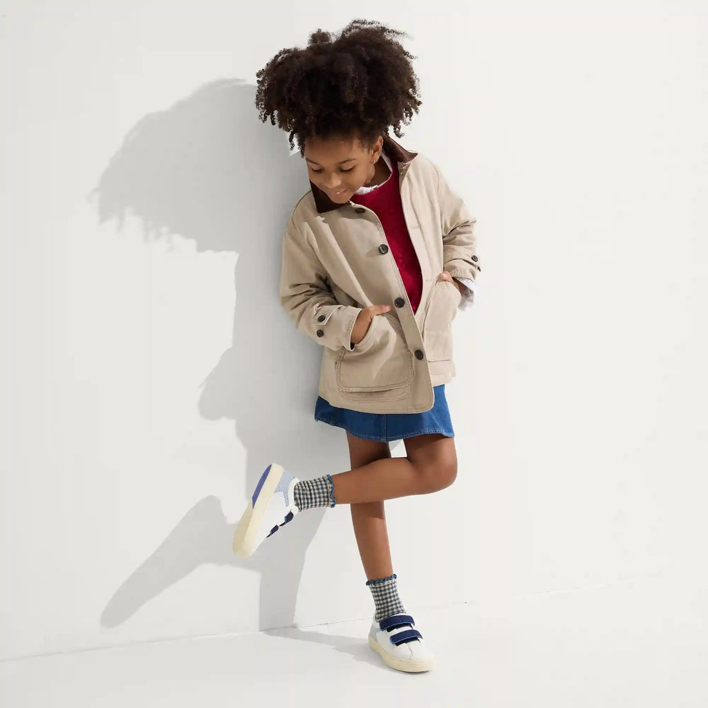 The Kids Strap Sneaker - Blue Raspberry