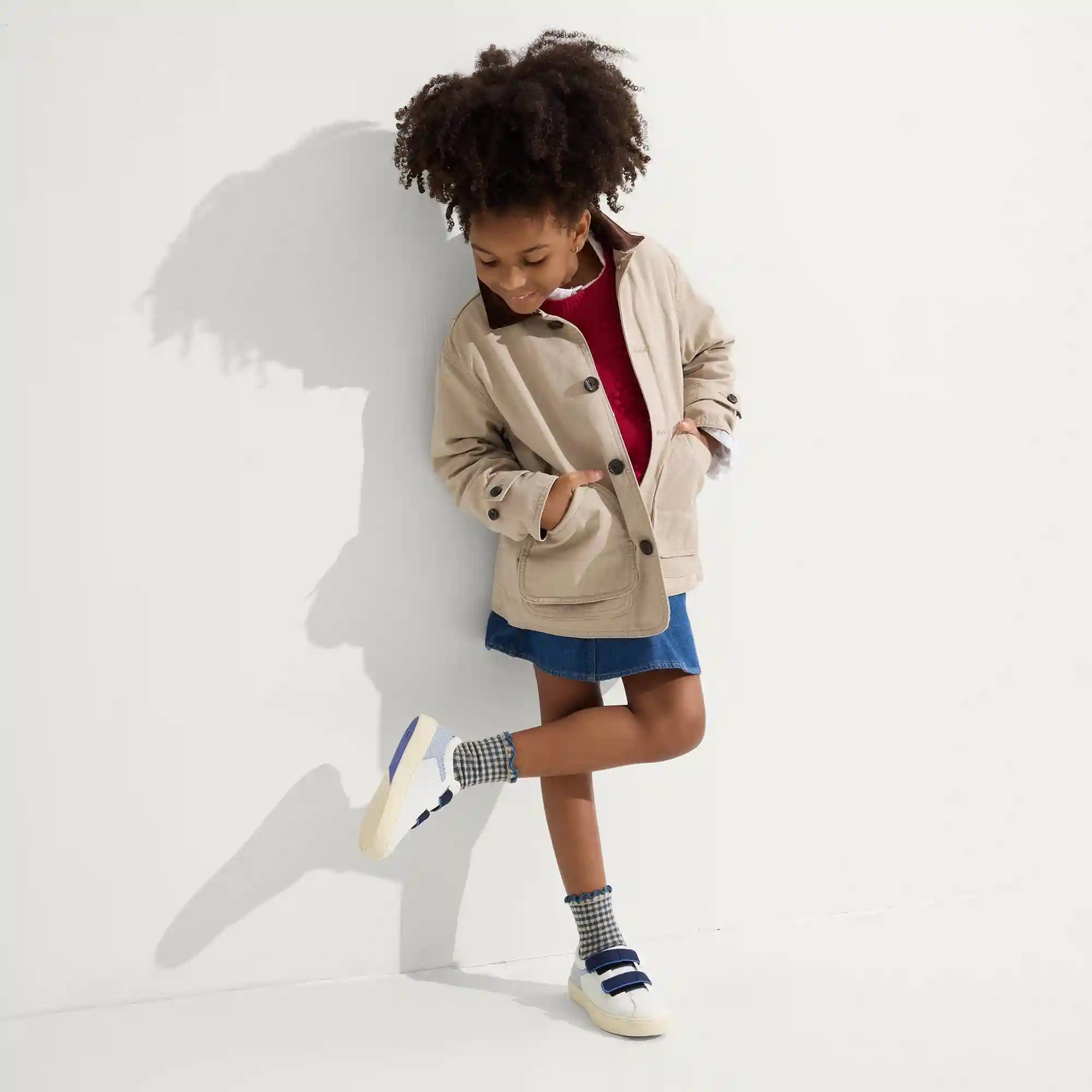 The Kids Strap Sneaker - Blue Raspberry