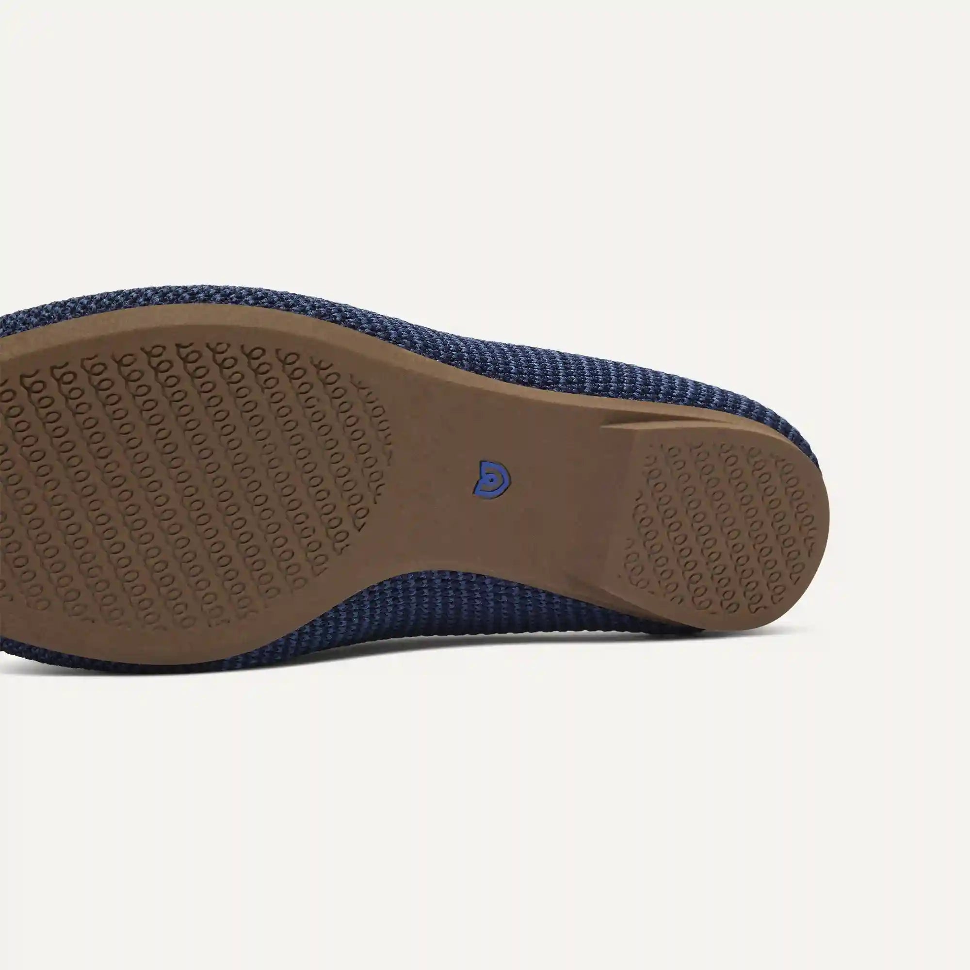 The Double Bit Loafer Mule - Blue Raffia-Knit