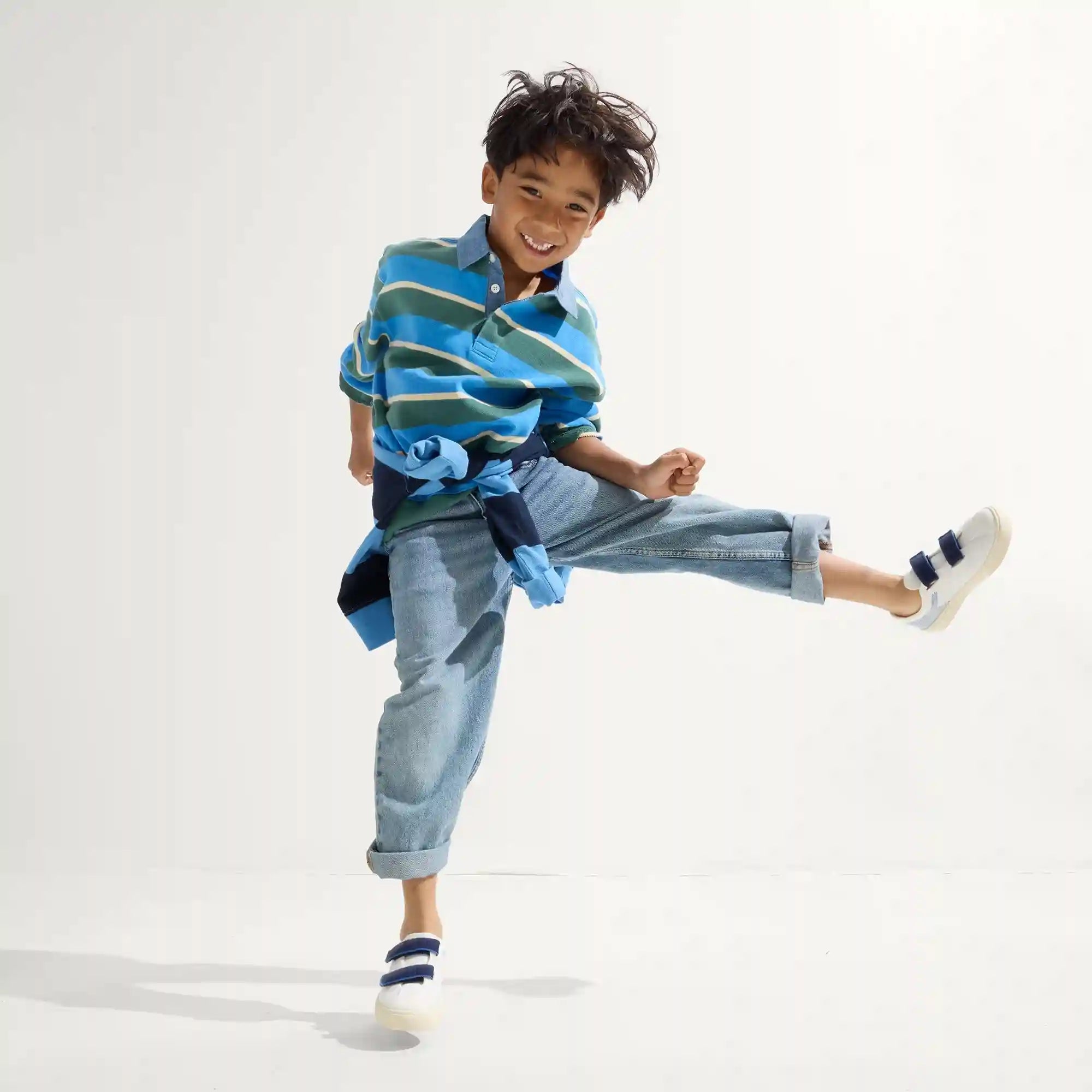The Kids Strap Sneaker - Blue Raspberry
