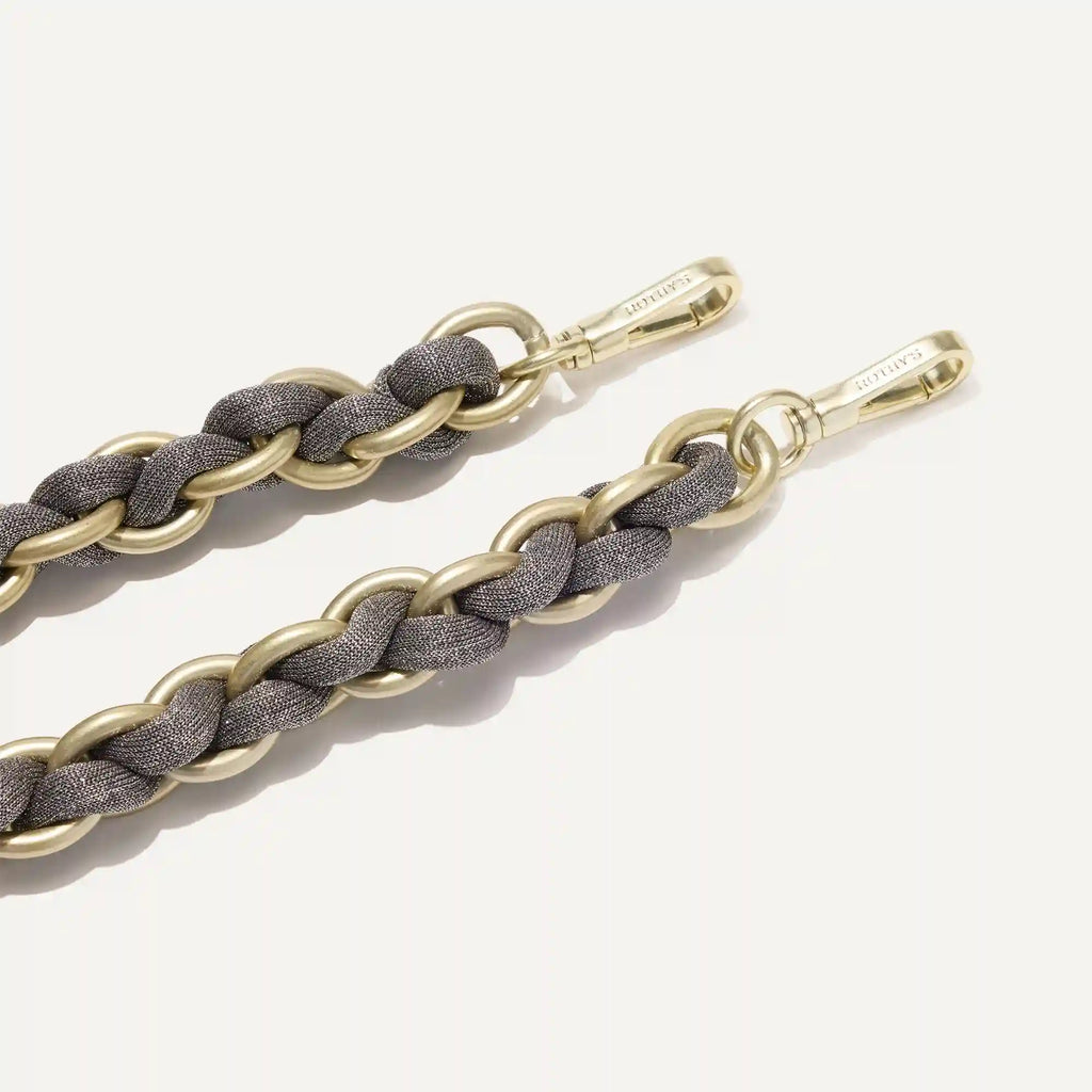The Shoulder Strap - Golden Silver Chain