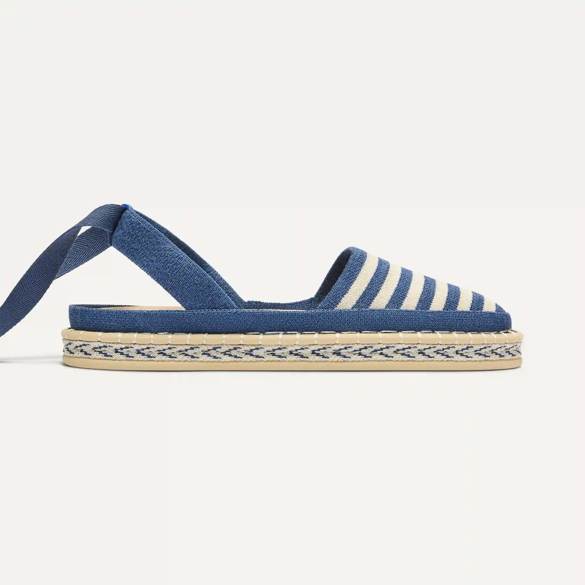 The D'Orsay Espadrille - Deep Sea Stripe