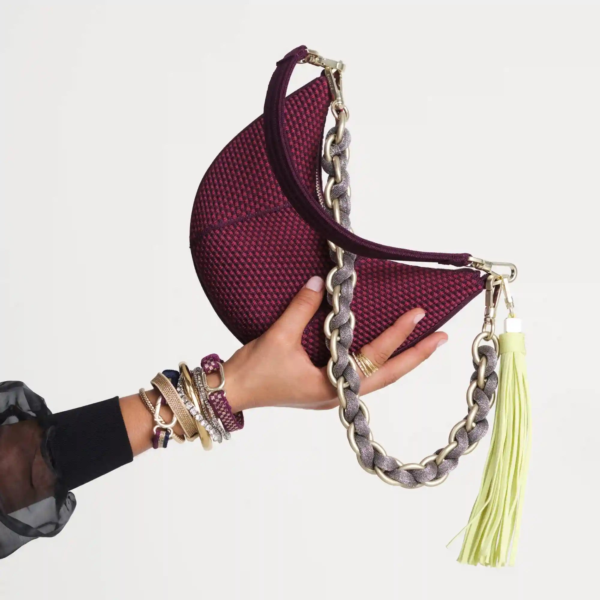 The Shoulder Strap - Golden Silver Chain