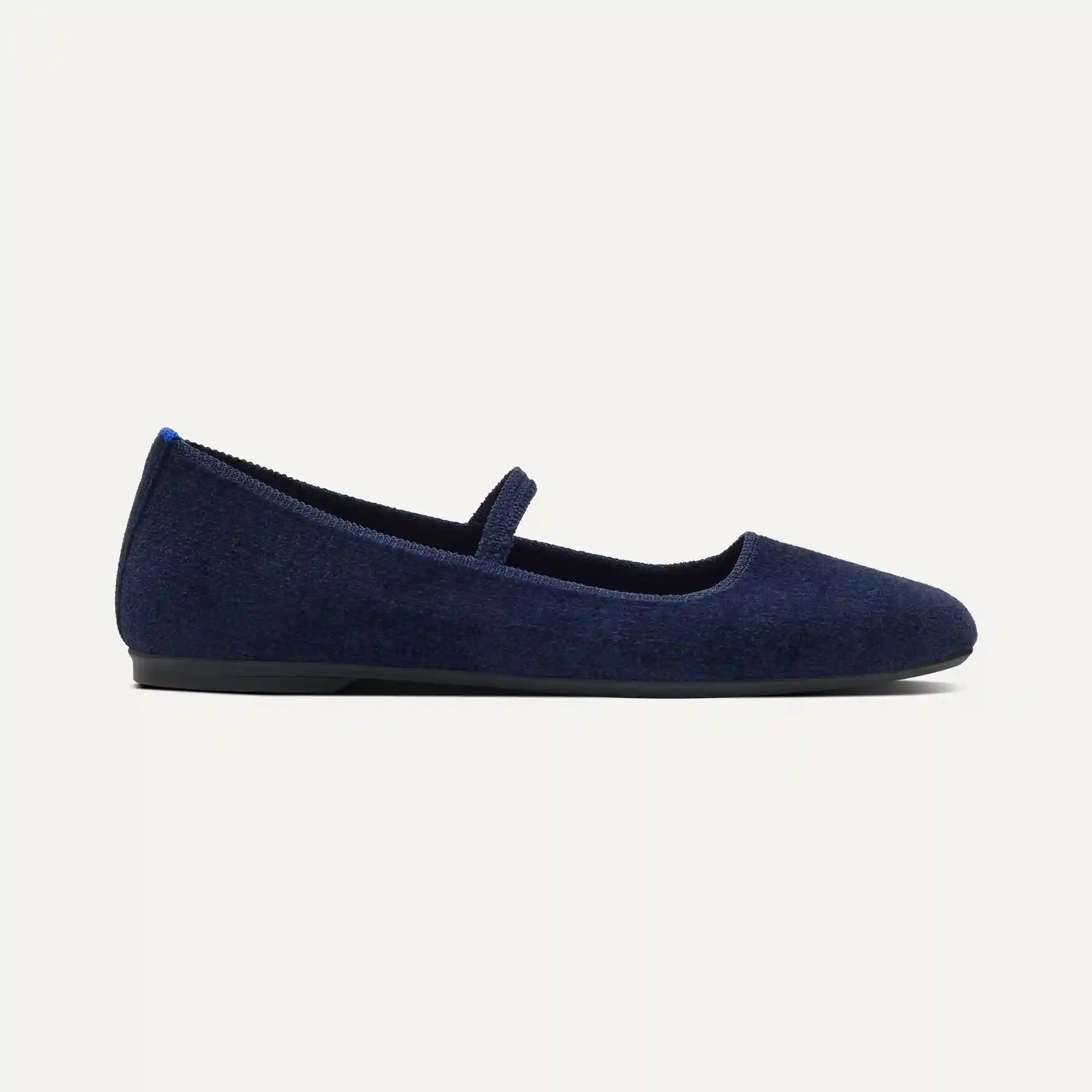 The Max Square Mary Jane - ReVelvet™ Navy