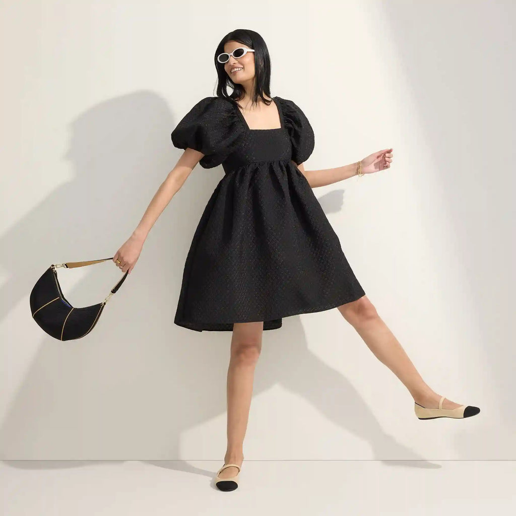 The Square Mary Jane - Cream Captoe