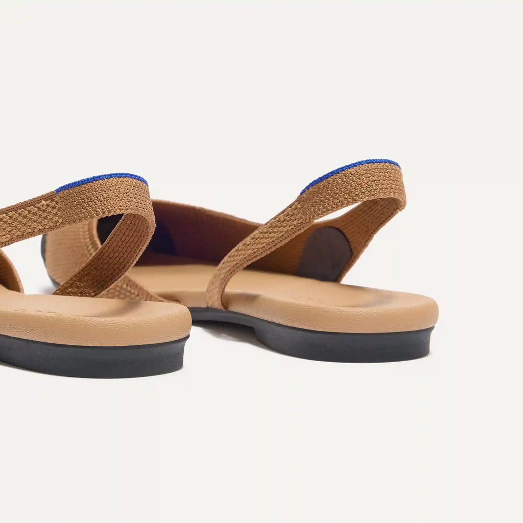 The Almond Slingback - Tawny Captoe