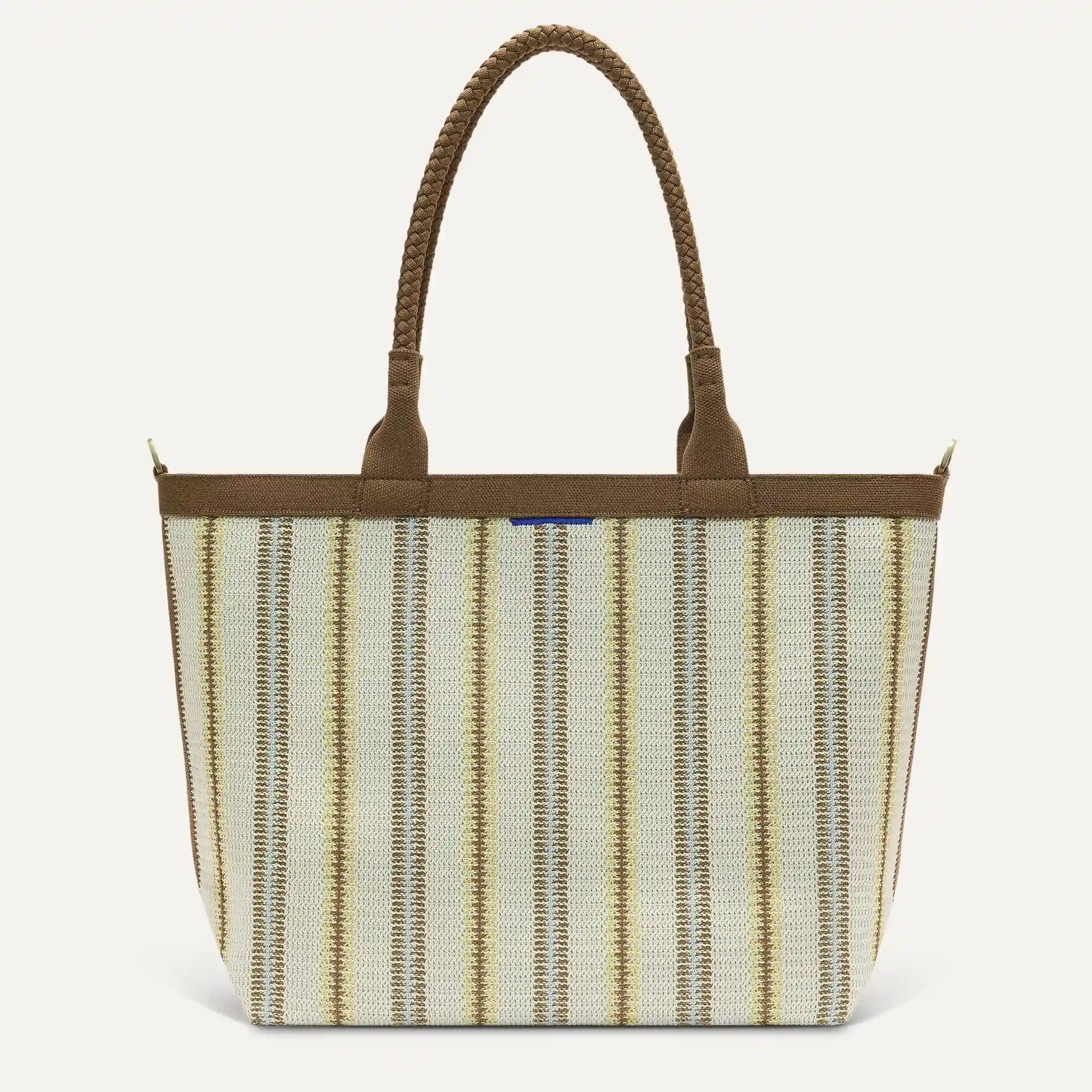 The Lightweight Zip Tote - Sunbeam Market Stripe