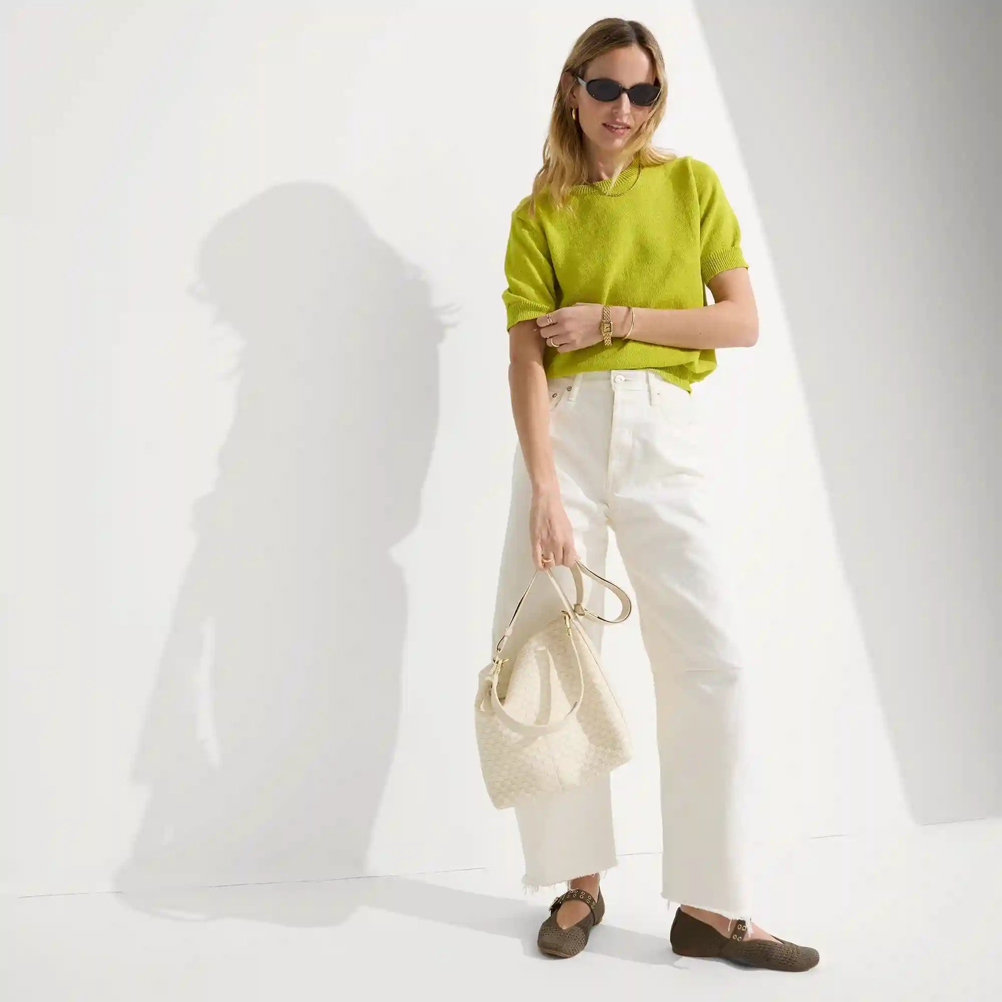 The Mini Zip Bucket - White Sand