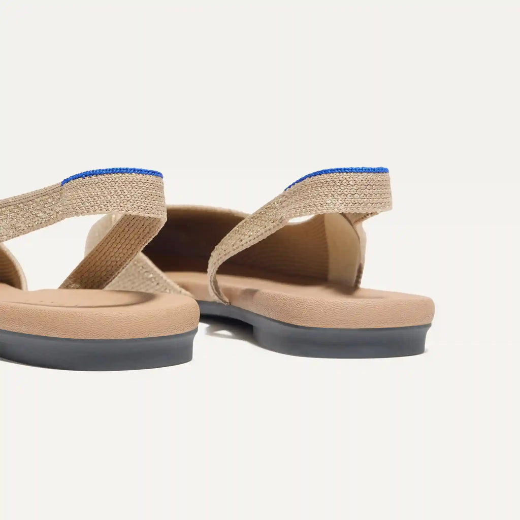 The Almond Slingback - Metallic Prosecco