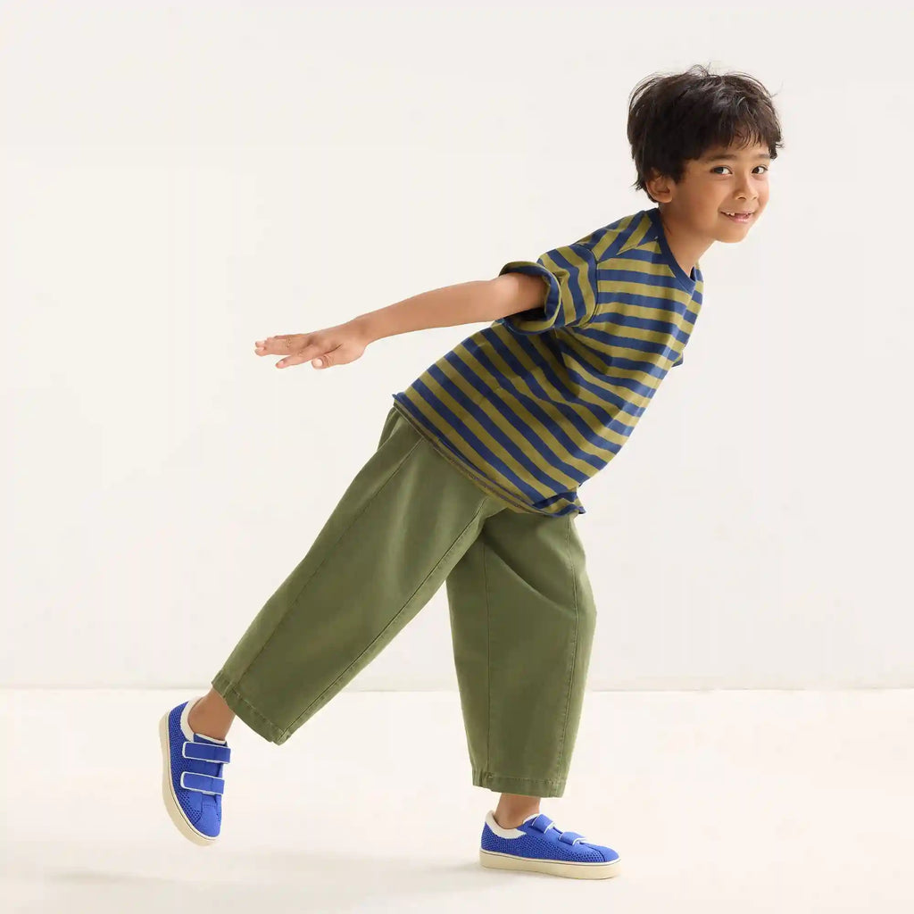 The Kids Strap Sneaker - Buoy Open-Knit