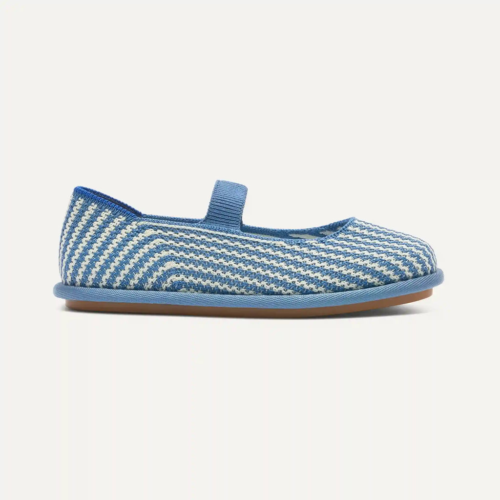 The Mini Mary Jane (for Kids) - Blueberry Stripe