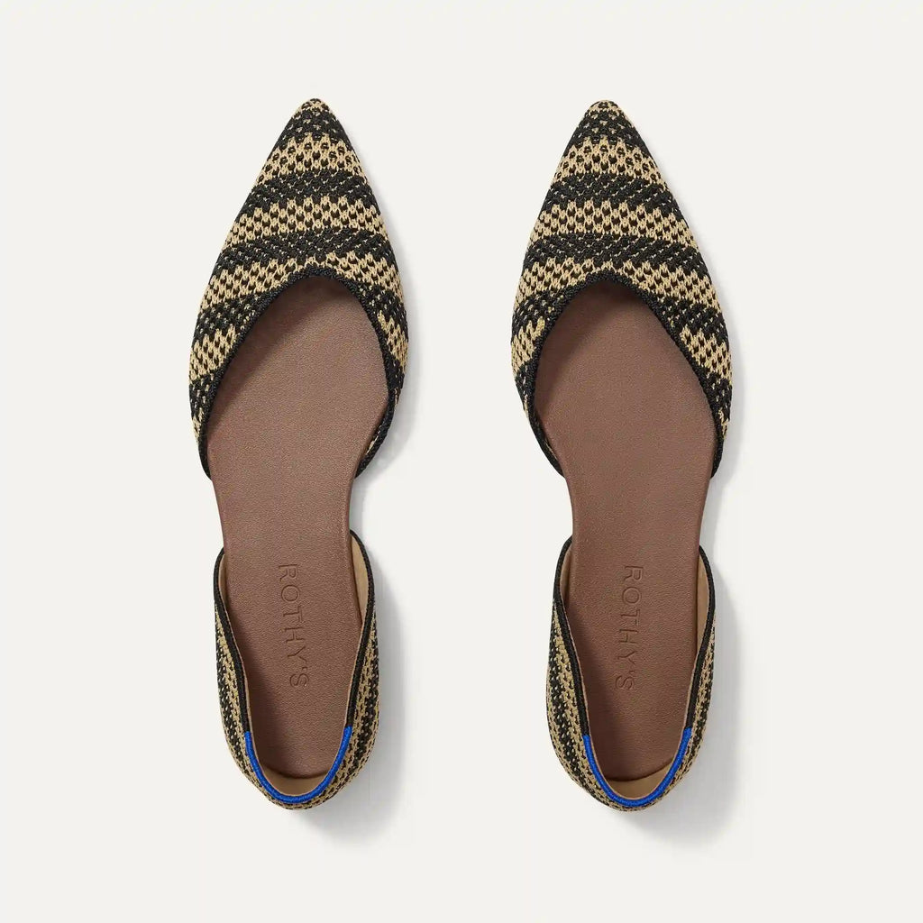 The D'Orsay Point - Shortbread Stripe