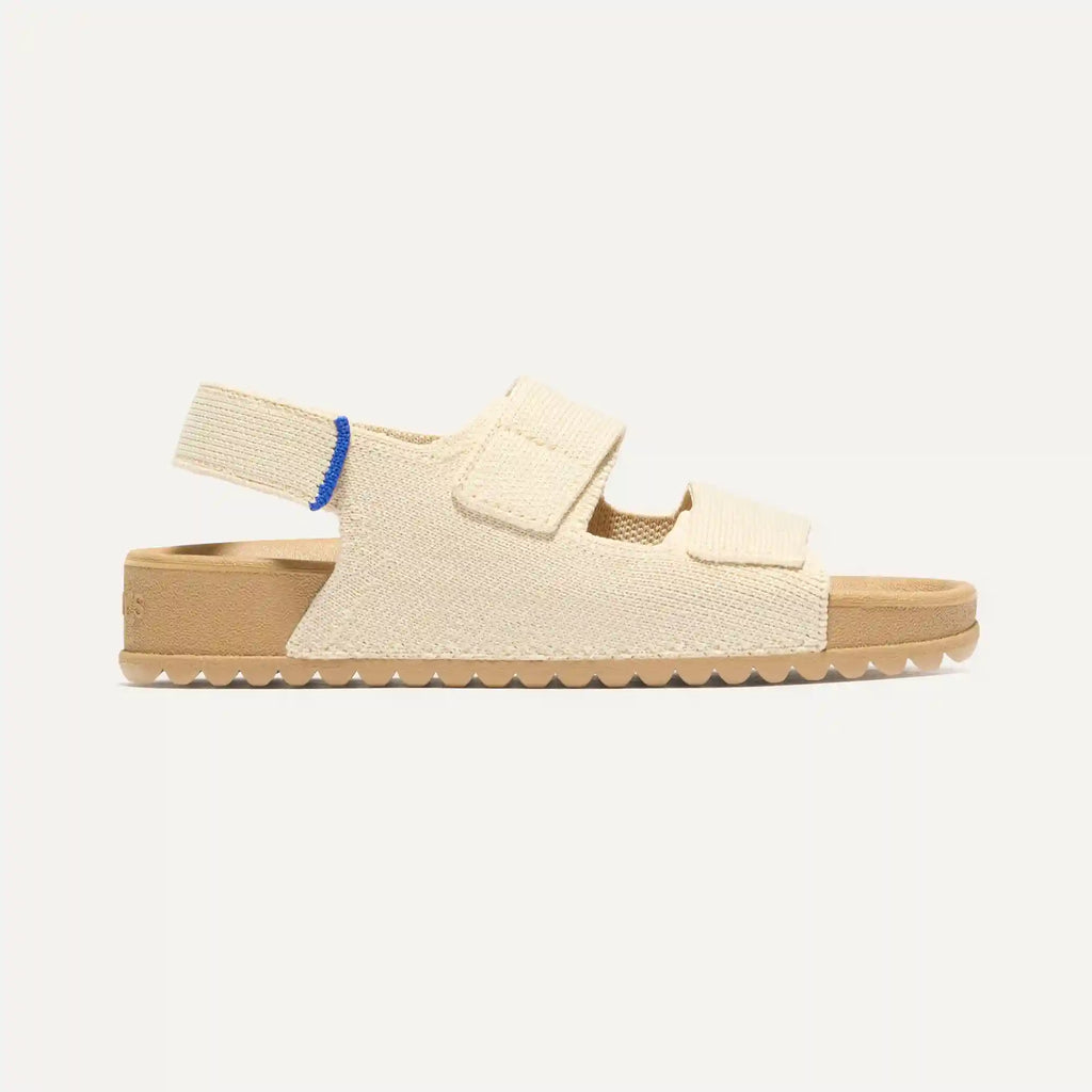 The Kids Double Strap Sandal - Conch