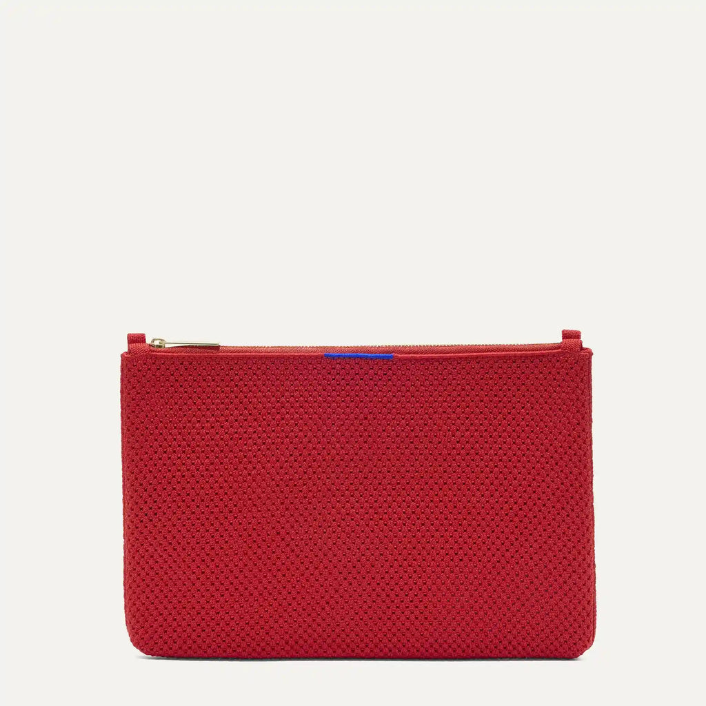 The Convertible Clutch - Scarlet Open-Knit