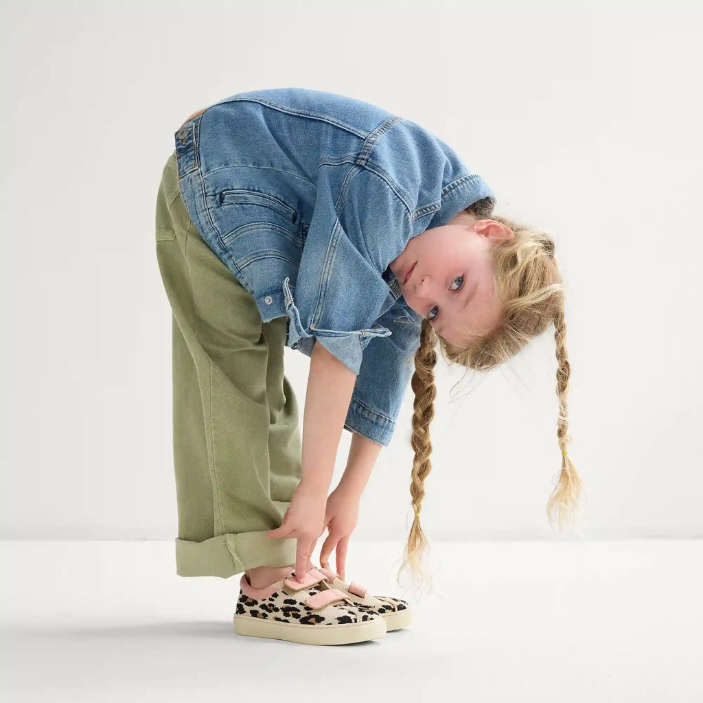 The Kids Strap Sneaker - Cat Blush